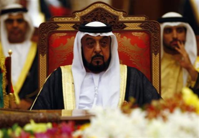 UAE's President Sheikh Khalifa bin Zayed al-Nahayan, $15 billion